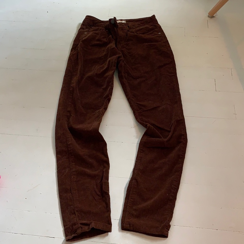size 25 brown pants franchescas